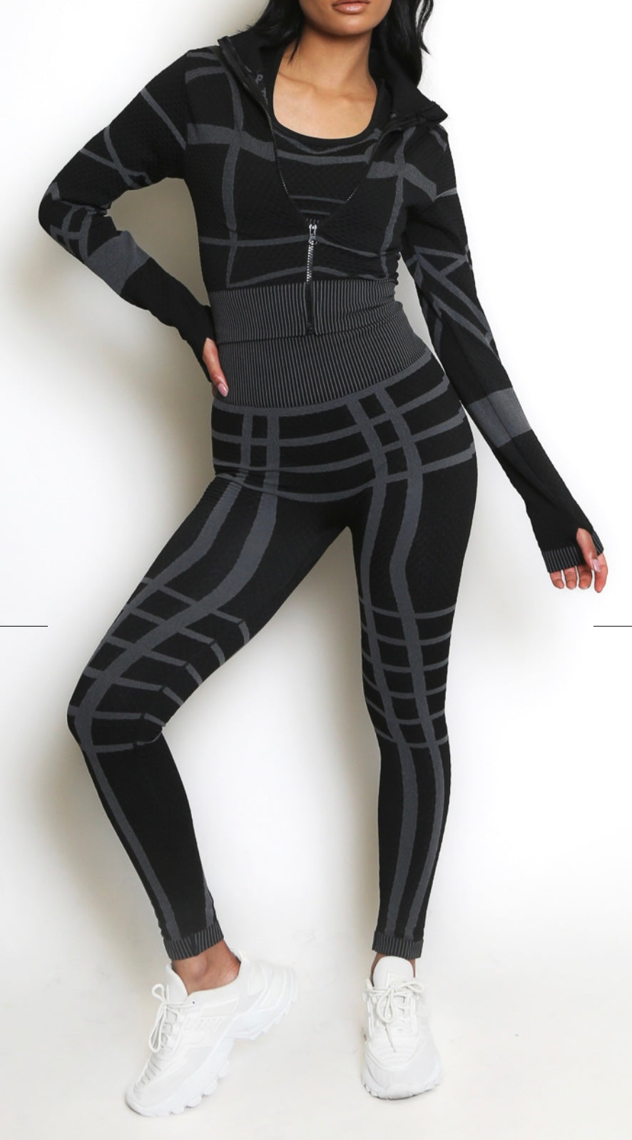 2-Piece Gym Set Bundle – Black + Sky Blue (Save £10!)