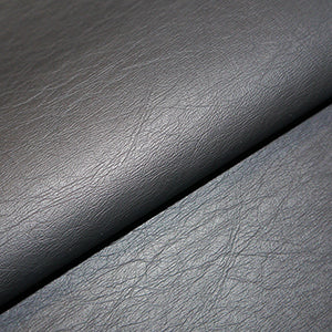 Leatherlook Matt FR PVC Fabric – Per Metre (Black & Plum)