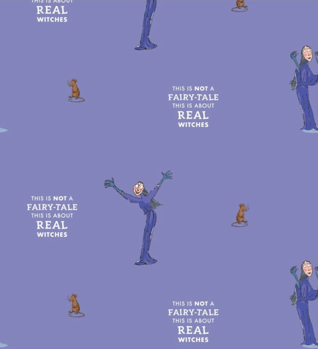 44" The Witches Roald Dahl Cotton Prints - JAC’s Fabrics and Crafts