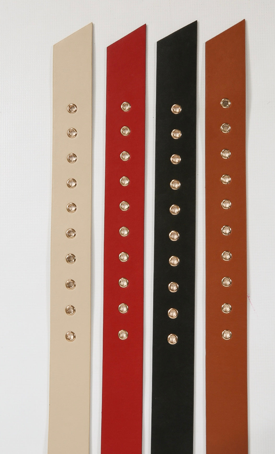 Faux Leather Belt – Red D Buckle