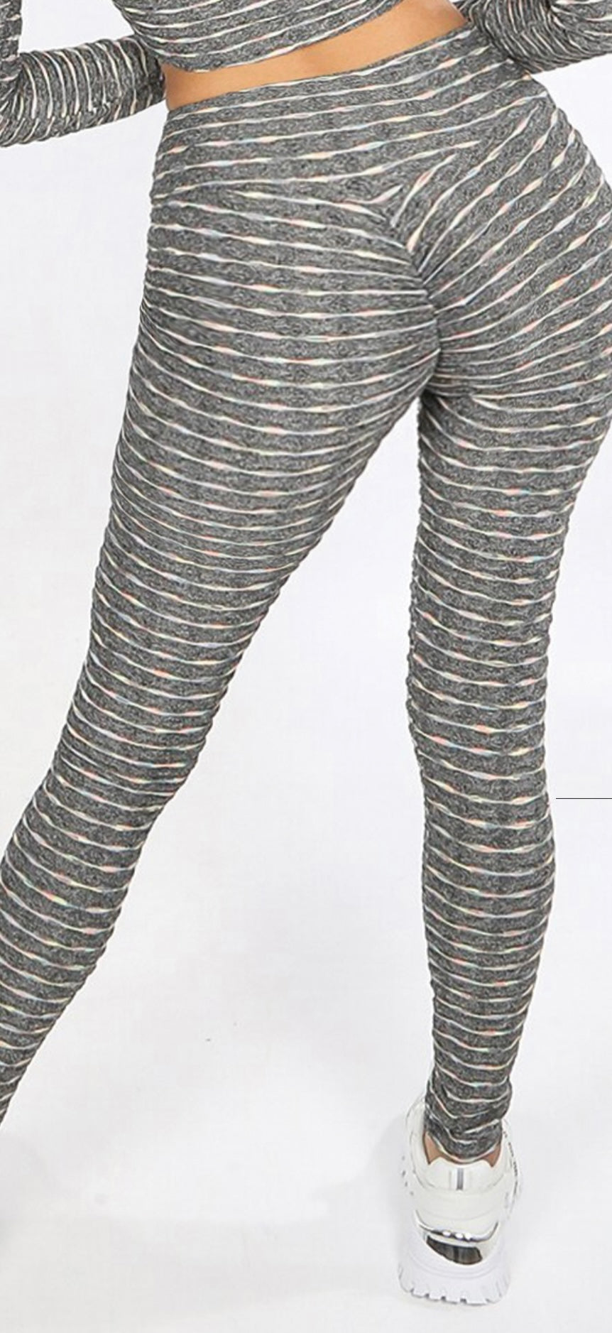 Rainbow Honeycomb Active Bum Sculpt Seam Legging - JAC’s Fabrics and Crafts