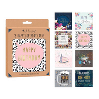 8 Adult Birthday Cards – Mixed Designs