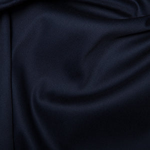 Navy Stretch Cotton Sateen - sold per meter - JAC’s Fabrics and Crafts
