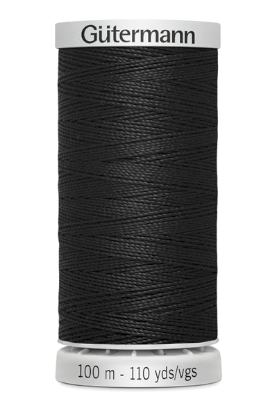Gütermann Extra Strong Polyester Thread – 100m Spool, Black - JAC’s Fabrics and Crafts