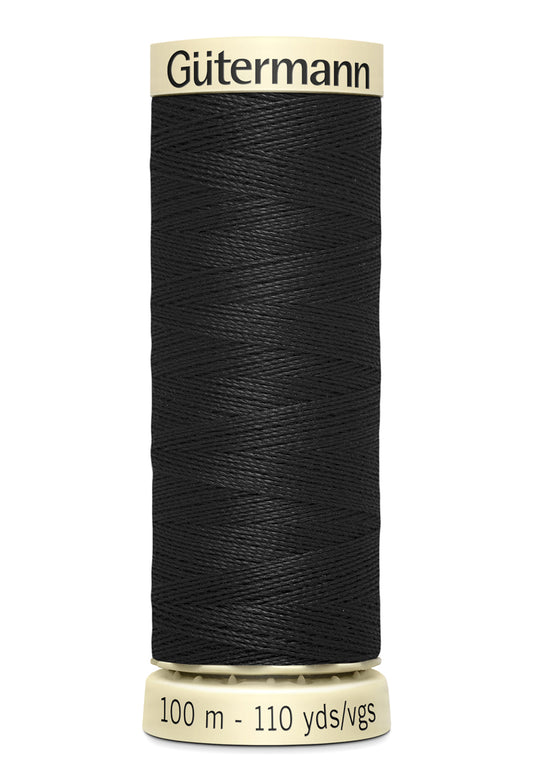 Gütermann Sew-All Thread – 000 Black (100m)