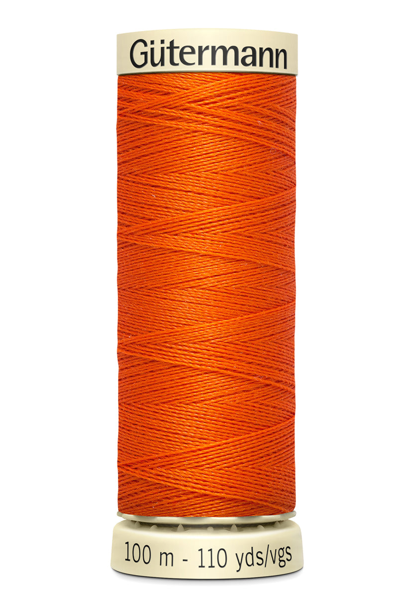 Bright Orange Gütermann Sew All Polyester Thread 100mtr - JAC’s Fabrics and Crafts