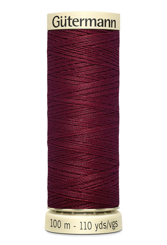 Burgundy Gütermann Sew All Polyester Thread 100mtr - JAC’s Fabrics and Crafts