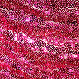 Allover Polyester Cerise Sequins - JAC’s Fabrics and Crafts