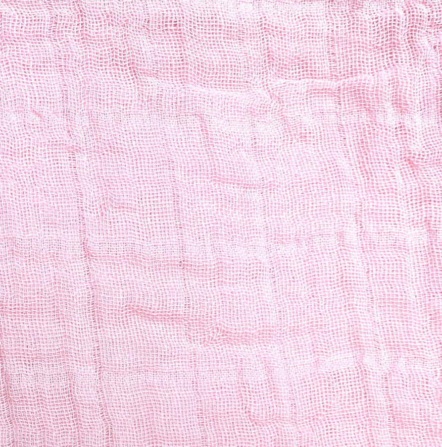 Bambino â€“ Plain Dyed Solid Pink Cotton Double Gauze Muslin - JAC’s Fabrics and Crafts