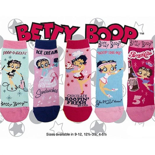 Betty Boop Kids' Retro-Themed Socks (Individual Designs) - JAC’s Fabrics and Crafts