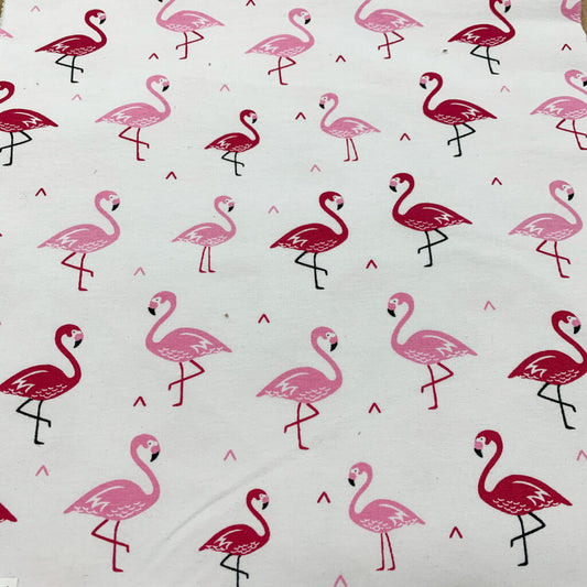 Flamingo Cotton Rich Spandex Jersey - JAC’s Fabrics and Crafts