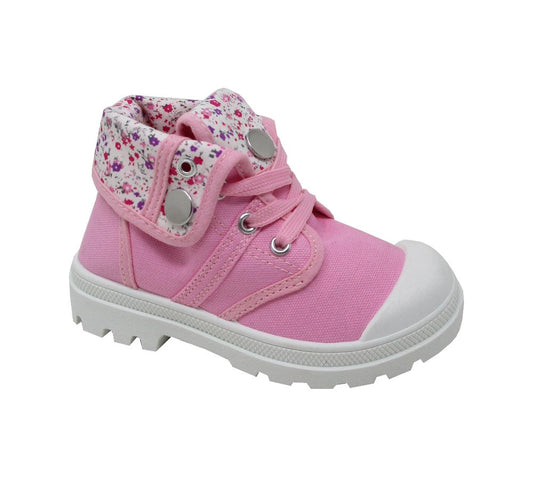 Girls Saxo Blue Canvas Shoes – Size 24–29