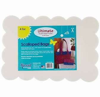 Bosal Ultimate Double-Sided Fusible In-R-Form - Scalloped Bag - JAC’s Fabrics and Crafts