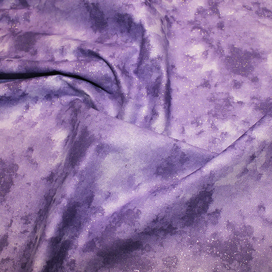 Blender Veneer Cotton – Indigo with Metallic Sparkle (110cm Wide)