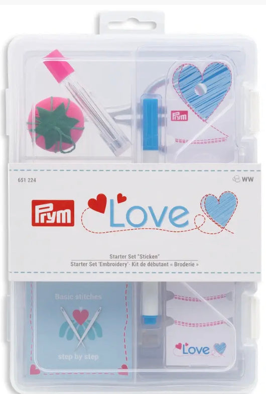 Prym Love Embroidery Starter Set - JAC’s Fabrics and Crafts