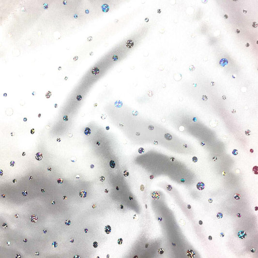 60" Holo Sequin Satin - JAC’s Fabrics and Crafts