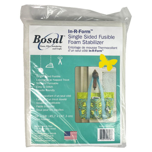 18"x58" Bosal In-R Form Foam Stabiliser - Single Sided Fusible - JAC’s Fabrics and Crafts
