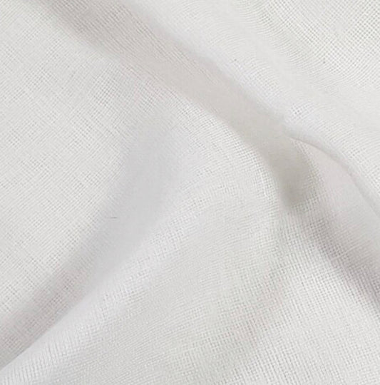 60" White Cotton Muslin - JAC’s Fabrics and Crafts