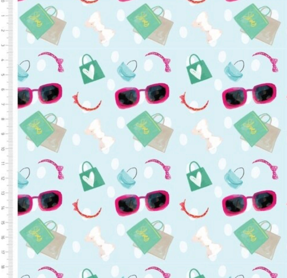 44" Sunglasses and Bags Cotton Fabric - Cotton Print - JAC’s Fabrics and Crafts