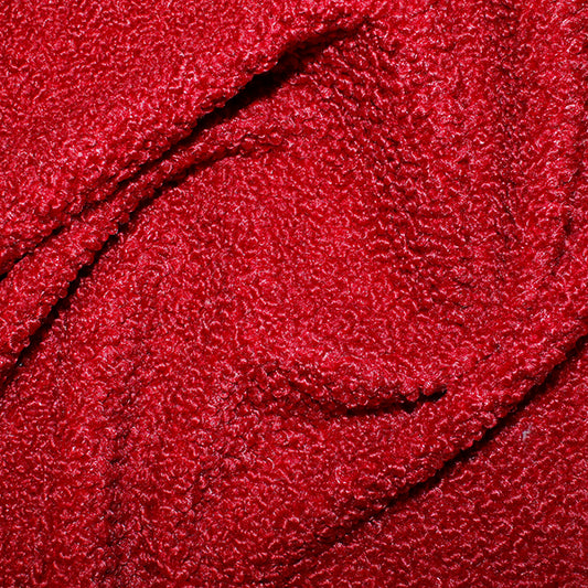 Tuscan Red Textured Fleece - JAC’s Fabrics and Crafts