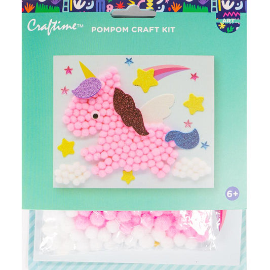 Craftime™ Mini Pom Pom Kit – Unicorn Design