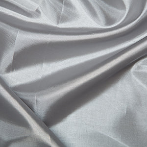 Polyester Habotai Fabric – Silver – 145cm