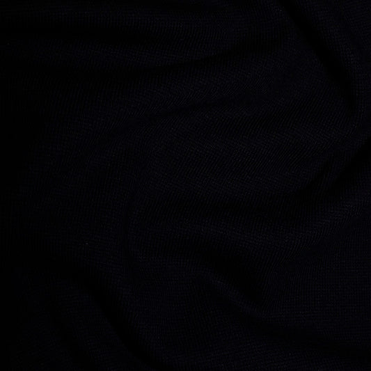 Black Tubular Jersey Fabric - 95% Cotton, 5% Elastane (Sold Per Metre) - JAC’s Fabrics and Crafts