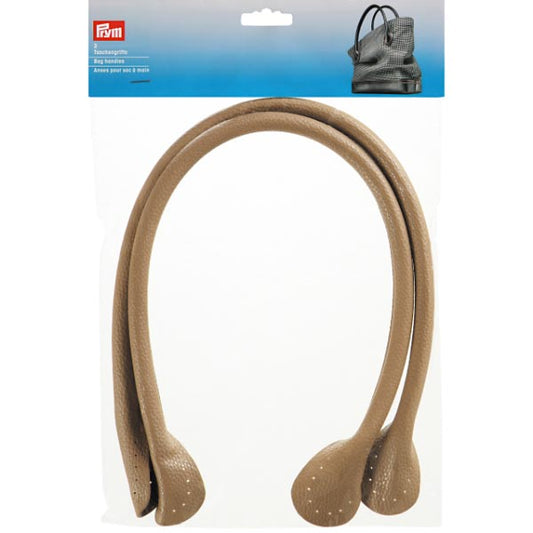 Prym Faux Leather Bag Handles – Taupe (Pack of 2)