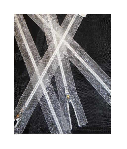 7in (18 cm) YKK CLC36 Transparent Dress Zips - JAC’s Fabrics and Crafts