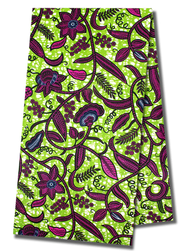 Ankara - African Wax Print Fabric: Versatile and Durable for Any Occasion - 6 yards - JAC’s Fabrics and Crafts