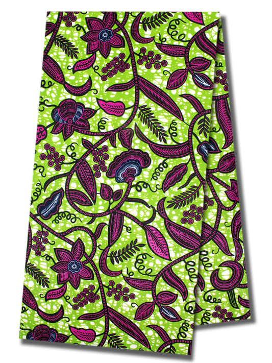 Ankara - African Wax Print Fabric: Versatile and Durable for Any Occasion - 6 yards - JAC’s Fabrics and Crafts