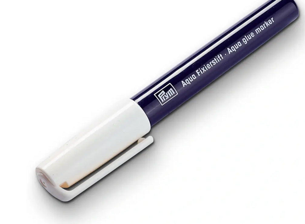 Prym Aqua Glue Marker – Water-Soluble Fabric Glue Pen