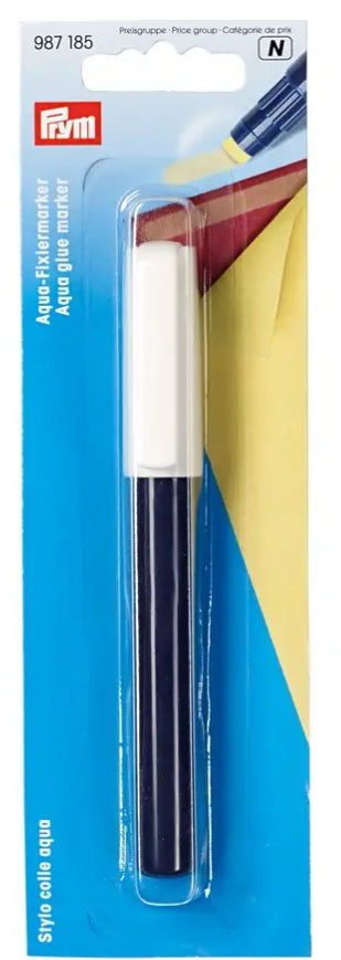 Prym Aqua Glue Marker – Water-Soluble Fabric Glue Pen