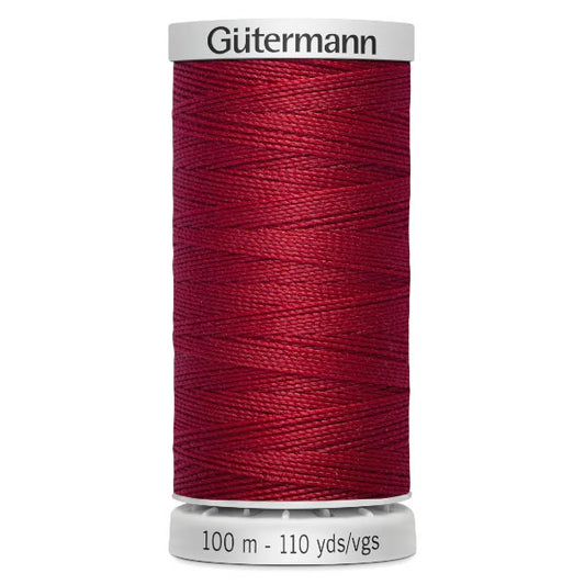 Dark Red Gutermann Extra Strong Thread 100mtr - JAC’s Fabrics and Crafts
